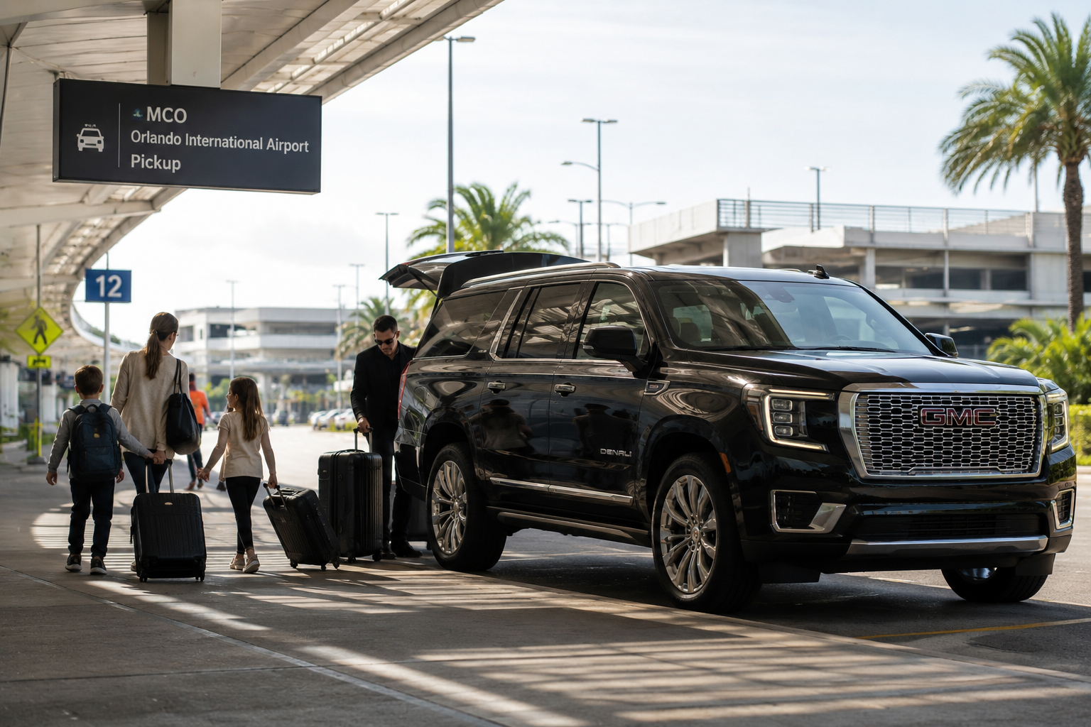 Private SUV pickup at Orlando International Airport